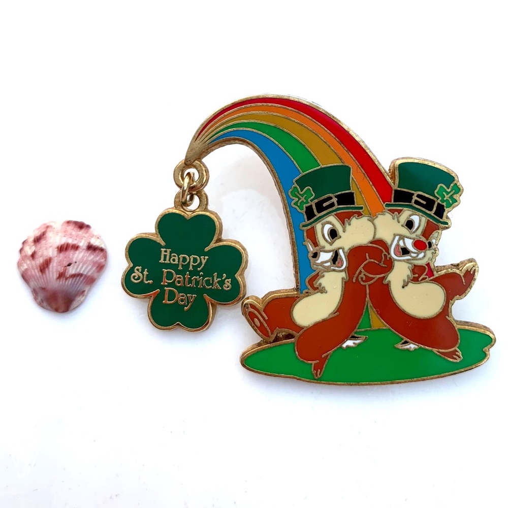 PP St Patrick's Day Chip & Dale Disney Pin 2008